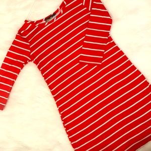 casual striped dress